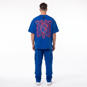 Heavyweight 340GSM Oversized Medical <b>Scrub</b> Set-Maximalist Streetwear Unisex Needle Detection Drop-Shoulder <b>Jogger</b> <b>Scrubs</b> OEM - Product Image 2