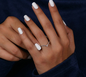 Bague de mariage en or massif 14 carats avec diamant de laboratoire taille poire VVS2 pavé pour femme, idéale pour les fêtes et les cadeaux - Product Image 4