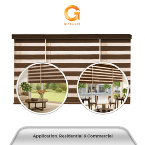 Persianas Zebra Monobrown Marrón Oscuro de Buena Calidad, ZB91143 107x183cm, B2B, Mejor Proveedor, Hogar y Oficina, Malasia, OEM, Primera Categoría - Product Image 6