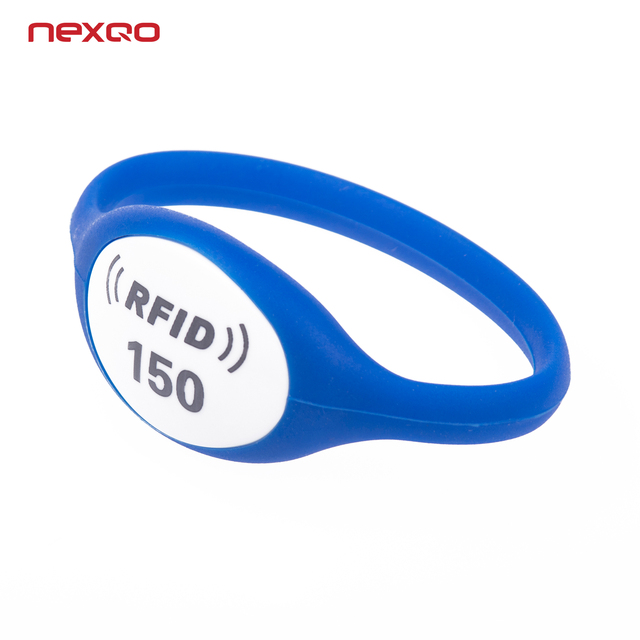 Factory Direct Sell Reusable Multi-Frequency Waterproof Weatherproof Silicone RFID NFC Smart Wristband for Water Park Use