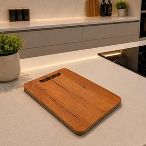 Tabla de Cortar de Madera de Nogal al por Mayor |   Tabla de cortar decorativa hecha a mano en India - Product Image 3