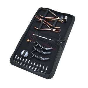 Kit de Herramientas para Extensiones de Cabello: Pinzas de Cocodrilo, Alicates para Adhesivos de Cinta Adhesiva, Alicates para Microperlas, Alicates Rizadores, Removedor de Perlas, Herramienta de Extracción de Bucles - Product Image 1