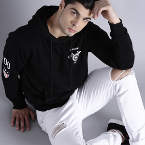 Sudadera con Capucha Personalizada de Alta Moda para Hombre, Deportiva, Bordada, para Invierno, con Estampado, Transpirable, de Forro Polar Ecológico Premium - Product Image 2