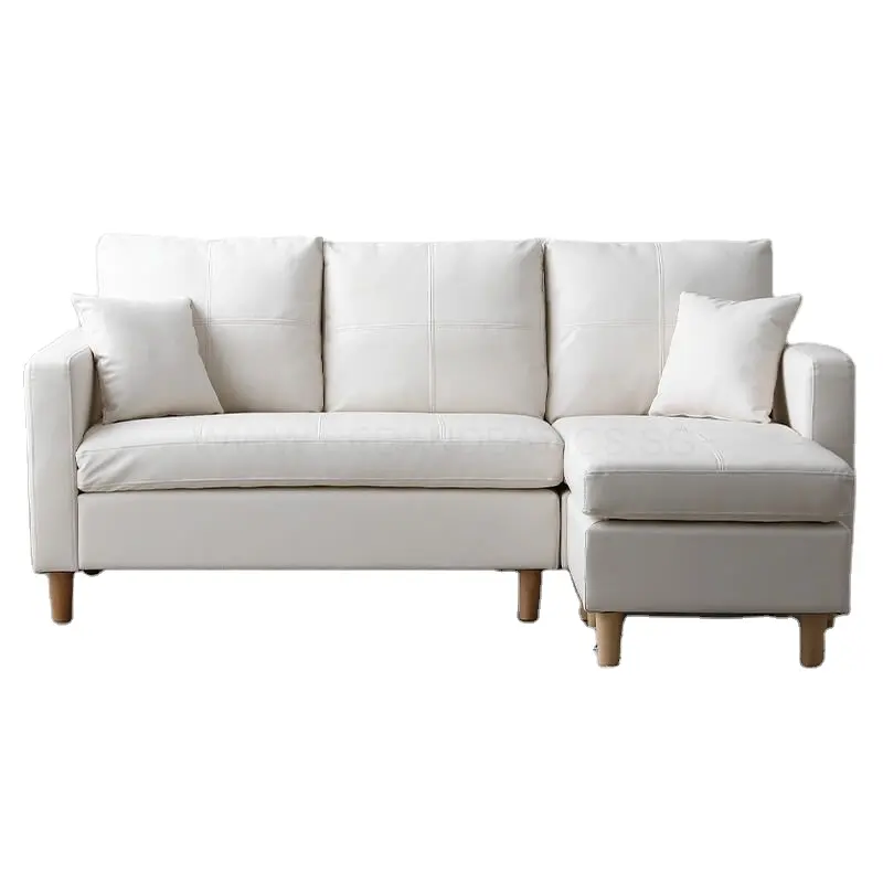 HOMA luxury fabric upholstered L-shaped sofa living room furniture modular sofa set
