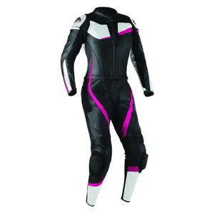 Traje de Motociclismo de Cuero para Carreras, Chaqueta y Pantalones con Protección Completa, Armadura para Rodillas, Equipamiento para Moto - Product Image 6