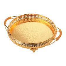 Plateau Urli en métal doré de forme lotus de qualité supérieure pour la décoration de la maison, support traditionnel pour fleurs flottantes et bougies chauffe-plat pour Diwali - Product Image 6