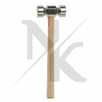 Marteau de fermeur de luxe en acier inoxydable forgé, très tendance, haute qualité, bien équilibré, à long manche, pour l'équitation, Nafko NK-4120