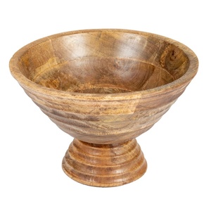 อ่างทรงถ้วยมีฐานไม้แบบมีร่องหลายชั้นสำหรับวางกลางโต๊ะ - Product Image 3