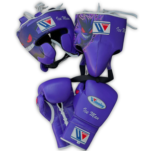 Custom Winning Sparring Set Cowhide Leather Boxing <b>Gloves</b> Headgear & Groin Guard sublimation Quickdry Martial Arts Training - Product Image 1