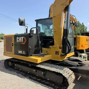 Excavatrice sur chenilles CAT d'occasion robuste de haute qualité avec moteur PLC, mini-pelle sur chenilles pour travaux de terrassement rapides - Product Image 6