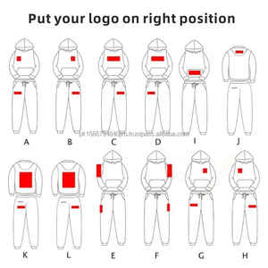 Vente en gros de sweats à capuche avec logo personnalisé sweat à capuche unisexe en coton vierge surdimensionné de qualité pull-over uni en polaire épaisse sweats à capuche pour hommes - Product Image 3