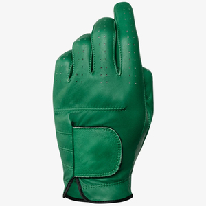 <b>Golf</b> Glove Custom Logo White/Black Genuine Leather Pakistan Cabretta Leather Custom Size Khirad Sports for Sale - Product Image 1