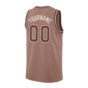 Custom Basketball Jersey Olive Green <b>Maroon</b> Trim Teamname 00 Unisex Adult Breathable Polyester Tank <b>Top</b> - Product Image 5