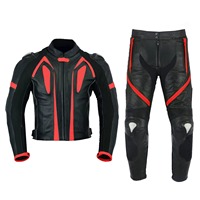 Combinaison de moto en cuir véritable sur mesure, imprimée, pour l'hiver, pour la course sportive à haute vitesse