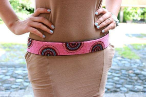 Nuevo Estilo de Accesorios para Bolsos de Mujer: Correas de Lona con Bordado de Leopardo y Cuentas, Correa Cruzada Rosa y Blanca, Cinturones Metálicos - Product Image 5