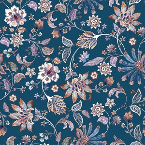 Tela de algodón cambray, diseño personalizado, estampado digital, tela de algodón cambray pura, ligera, con acabado suave para prendas de vestir y textiles para el hogar. - Product Image 6