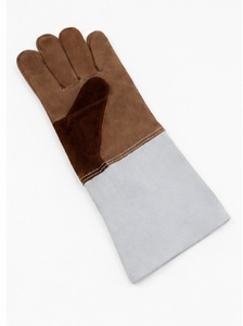 Gants de soudage TIG MIG en cuir de vachette et polaire de haute qualité, résistants, avec protection complète du pouce et anti-éclaboussures de métal fondu, personnalisables - Product Image 3