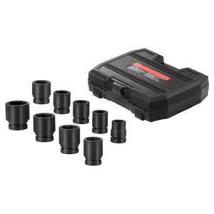 Set di 9 Chiavi a Bussola SAE per Dadi di Asse, per Riparazioni, Attacco a 6 Punti, in CR-MO Trattato Termicamente, Grandi Dimensioni, Riponibili - Product Image 5