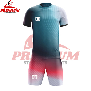 OEM Soccer Jersey High Quality Customized Football Uniform Sublimation Football Kits Men 100% <b>Polyester</b> Breathable Team Wear - Product Image 3