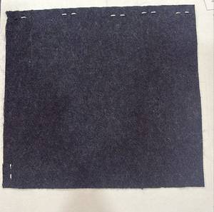 Tela Tweed de Doble Cara Teñida Lisa, Material Orgánico de Mezcla de Lana Texturizada para Abrigo, Chaqueta, Blazer - Product Image 2