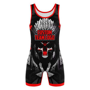 Combinaison de musculation sur mesure pour homme, uniforme de musculation, coutures sans couture, combinaison de lutte, spandex, polyester, sublimé - Product Image 2