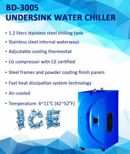 Enfriador de Agua Buder BD-3005+DC-1804R de 1.2L para Debajo del Fregadero con Sistema de Filtración Avanzado y Grifo para Agua Potable - Product Image 6