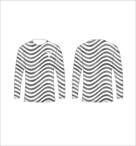 Men <b>White</b> Light Blue Swirl Long Sleeve T Shirt Retro Psychedelic Pattern Crewneck <b>Tee</b> Casual Streetwear Tops Gym Training Active - Product Image 2