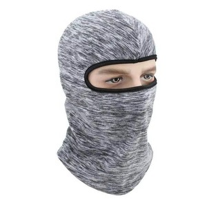 Pasamontañas al por mayor, cubre rostro completo, gris melange, poliéster y algodón, unisex, para adultos, 56-58 cm, transpirable e impermeable - Product Image 3