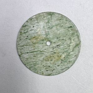 A K Gems Dial-18 Nh35 Movement Natural Green Aventurine Stone สีเขียว/ขาว ขนาด 28.50 มม. หนา 1 มม. สำหรับทำนาฬิกาแบบคลาสสิกสุดหรู - Product Image 3