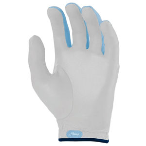 Gants de golf de luxe en cuir Cabretta blanc PROVEN ENTERPRISES pour droitier, fermeture à bouton, sangle de poignet réglable, poignées ergonomiques - Product Image 1