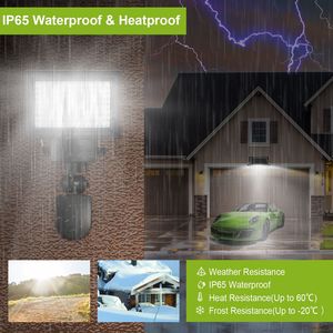 IP65 Waterproof 120 <b>LEDs</b> Solar Flood <b>Lights</b> Outdoor Wall Lamps 180 Degree Illumination 120 Degrees <b>Motion</b> <b>Sensor</b> 120 Lamps - Product Image 4