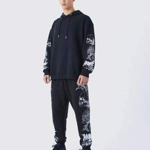 Conjunto Deportivo para Hombre en Oferta, Pantalones de Gimnasio, Sudadera con Capucha, Cómodos y Transpirables - Product Image 1