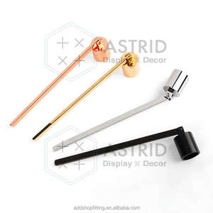 ถาดใส่เทียนอุปกรณ์เสริมสีโรสโกลด์4ชิ้นสำหรับตกแต่งคริสต์มาสน้ำหอมร้านค้า - Product Image 5