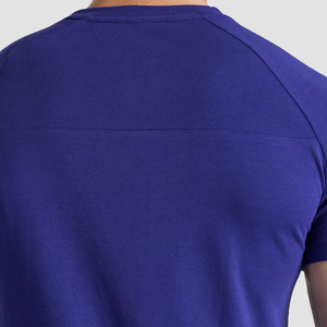 Wholesale Customized Logo <b>Men's</b> High Quality Running T-Shirts Slim Fit <b>Half</b> <b>Sleeve</b> Spandex/Cotton Quick Dry Breathable - Product Image 4