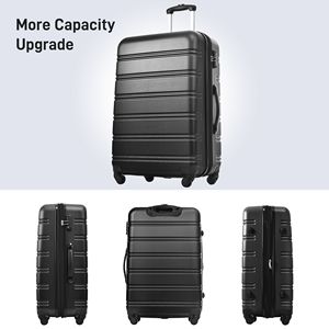 TSA lucchetto 3 pezzi Set portapacchi Hardside Spinner valigia in 20 "24" 28 "taglie - Product Image 6