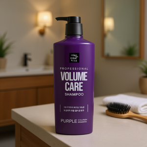 Mise En Scene <b>Volume</b> Care Purple Collagen <b>Shampoo</b> 680ml Hair Extension Care Product - Product Image 2