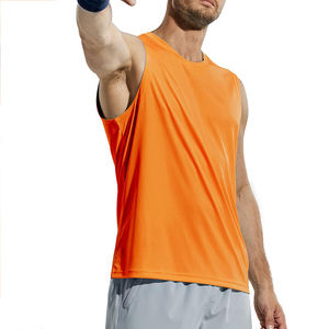 Latest Design Regular Fit Tank Top For Men Men Sleeveless High Quality Sustainable Quick Dry Summer Tank Tops for Men - Product Image 2