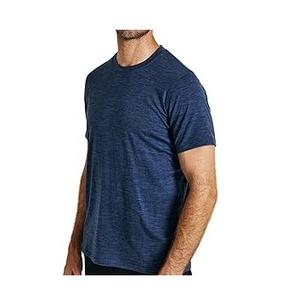 T-shirt en coton 100 % personnalisé pour hommes, léger et doux, en laine mérinos, pour le sport et l'entraînement, sur mesure, OEM, faible MOQ - Product Image 1