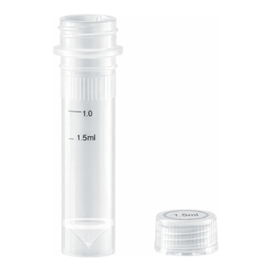 Vial de muestra Hyundai Micro de 2.0 mL con tapa de rosca, tubo estéril de PP virgen con tapa normal - Product Image 2