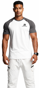 Camiseta de Manga Corta Casual para Hombre, Marca AMY, 100% Algodón, Corte Regular, Lisa, con Logotipo Personalizado al por Mayor - Product Image 2