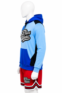 Sweat à capuche homme AFI Sport Wears, color block, manches classiques, hiver, respirant, éco-responsable, 420g, en molleton bouclette français - Product Image 1