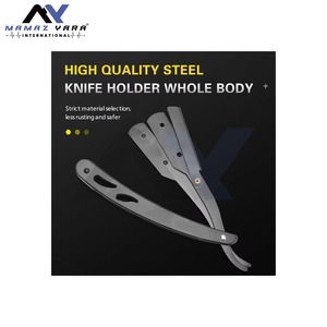 Premium Stainless Steel Swing Lock Straight Edge <b>Razor</b> <b>for</b> <b>Men</b> Professional Barber Shavette Classic Blade Beard Face Shaving - Product Image 3