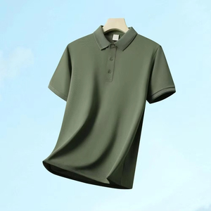 เสื้อโปโลผู้ชายสั่งทำขายส่ง OEM ODM แขนสั้น ผ้าฝ้าย ระบายอากาศดี เหมาะสำหรับฤดูร้อน แบบทางการ สีพื้น ผ้าเจอร์ซีย์ สำหรับเล่นกอล์ฟ สีตามสั่ง - Product Image 4