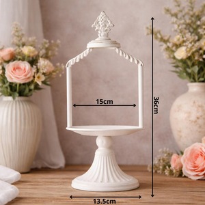 <b>Lamp</b> Style Metal Candle Stand Decorative Candle Holder For Hotel Lobby And Restaurant Interior Styling And Vintage Theme Decor - Product Image 5