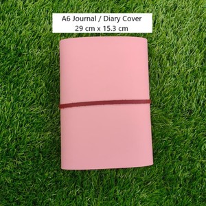 Encantadora Funda de Cuero Rosa para Diario, Tamaño A6, Delgada, para Cuaderno, Agenda, Portafolio, Documentos, Oficina - Product Image 2