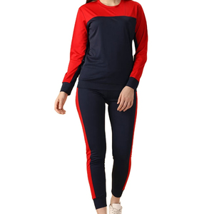 Conjunto de Ropa Deportiva de Invierno para Mujer, con Capucha, Forro Polar Grueso, Cintura Elástica, Secado Rápido, Transpirable y Personalizable - Product Image 1
