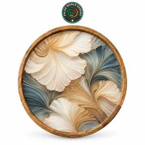 Meilleurs sous-verres en bois au design tendance, motif géométrique, forme personnalisée, faits à la main, exportation F.W. Inde - Product Image 5