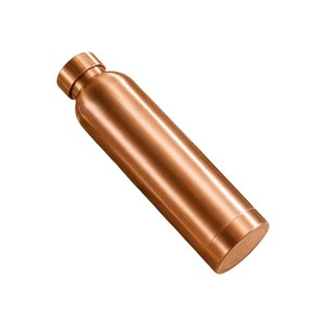 Bouteille d'eau en cuivre pur gravée 7 Chakras, écologique, anti-fuite, pour le bien-être et le yoga ayurvédique, vente en gros - Product Image 3