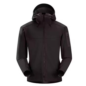 Chaquetas Deportivas Personalizadas para Hombre, Chaquetas Softshell Grises para Campamento al Aire Libre, Chaqueta Softshell Térmica Impermeable - Product Image 1