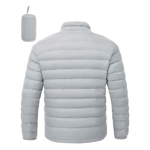 Trending Men's Lightweight Packable Puffer Jacket 100% Bamboo Fiber Canvas 90% Duck Water Resistant Windproof Winter <b>Coat</b> <b>Travel</b> - Product Image 2